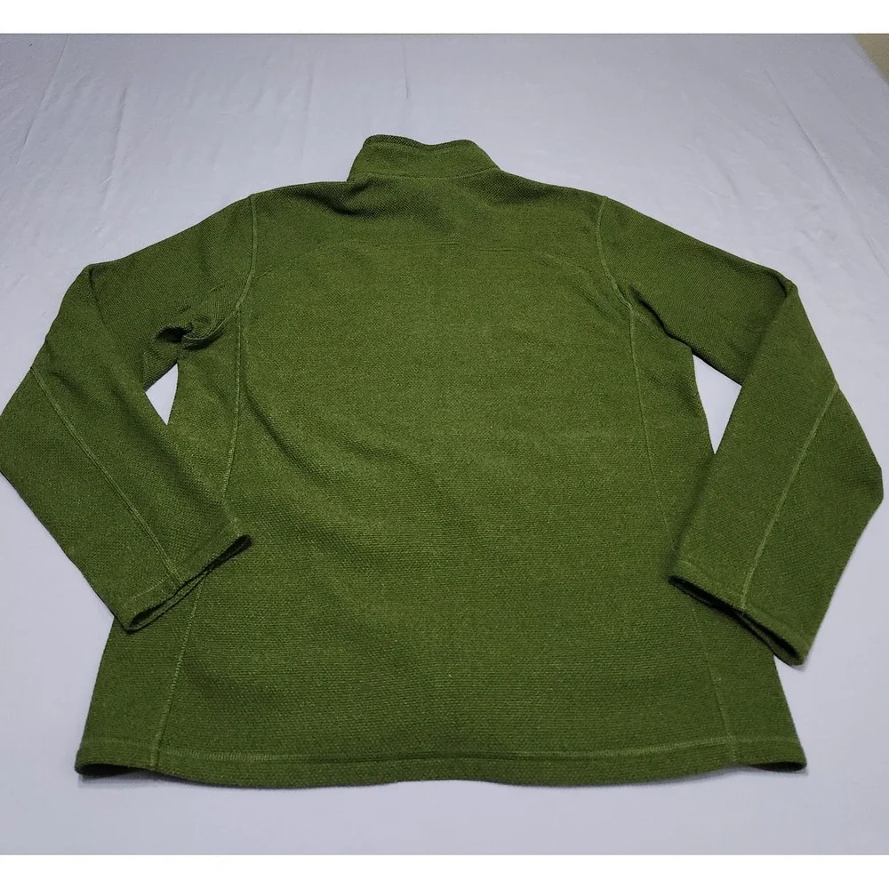 The North Face Mens TKA 200 Full Zip Fleece Jacket Green C865 Large